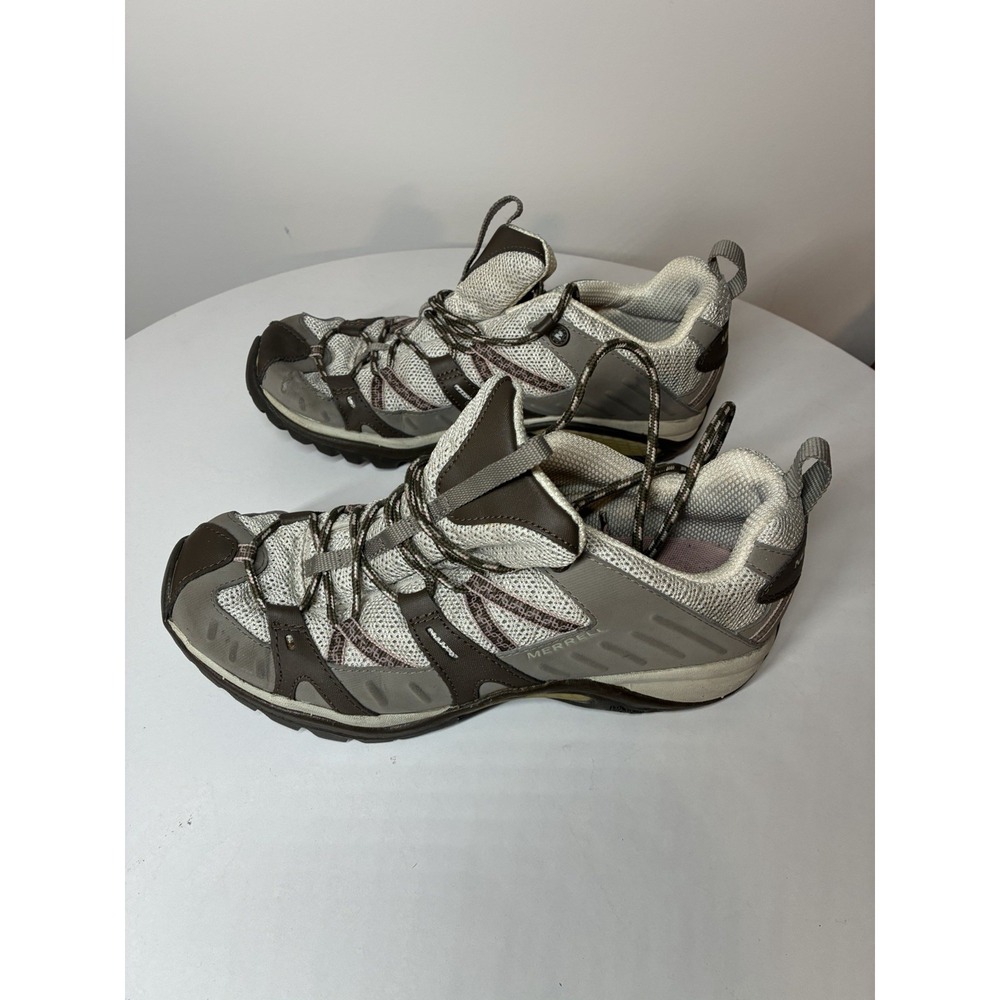 Women's Merrell "Elephant Pink" hiking shoes Sneakers, 9 EUC Outdoors